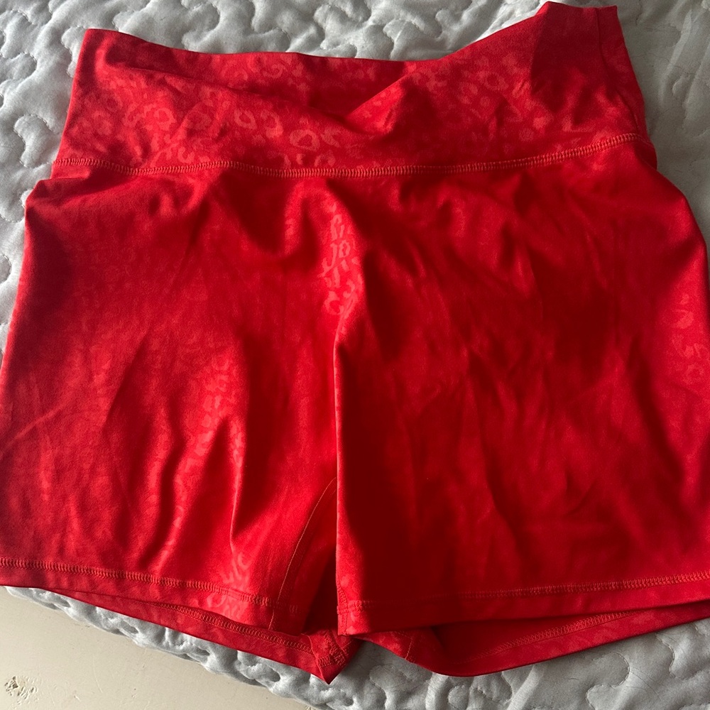 BuffBunny High Waist Red Shorts